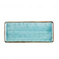 Rect. Platter Turquoise 12"
