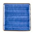 Square Plate Starry Night Blue 10"