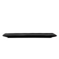 Cloud Platter Rect. Matte Black 14"