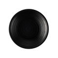 Centennial Plate Round Coupe Matte Black 10-1/2"