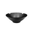 Centennial Bowl Round W/ Chopstick Rests Matte Black 40oz 9"