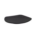 Centennial Plate Square Coupe Matte Black 11-7/8"