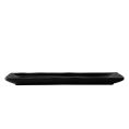 Duke Platter Rect. Matte Black 8-1/2"