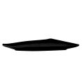 Duke Plate Triangular Matte Black 12"