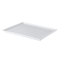 French Plate Square White 10-3/4"