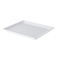 French Plate Square White 8"