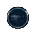 Galaxy Plate Round Coupe Starry Night Blue 7-1/2"