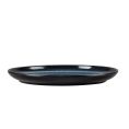 Galaxy Plate Round Coupe Starry Night Blue 9"