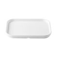 Hudson Platter Rect. Straight Side Matte White 10"x7-1/8"