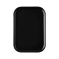 Hudson Platter Rect. Straight Side Matte Black 8"x5-3/4"