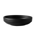 Small Dish Round Stackable Matte Black 5.5oz 4-1/2"