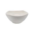 Seashell Bowl Square White 40oz 7-1/2"