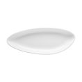 Shelton Platter Triangular Coupe Matte White 13-1/8"