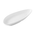 Shelton Platter Triangular Coupe Matte White 13-1/8"