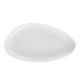 Shelton Platter Triangular Coupe Wide Matte White 15-3/8"