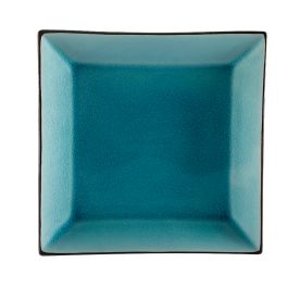 Square Plate Lake Blue 10"