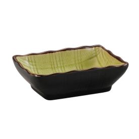 Sauce Dish Golden Green 3 1/4"
