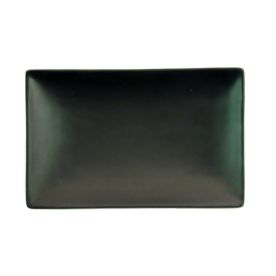 Rect. Platter Non-Glare Glaze Black 8 1/2"