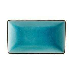 Rect. Platter Lake Blue 8 1/2"