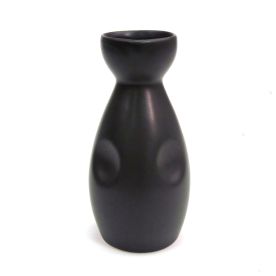Wine Pot 6oz Non-Glare Glaze Black 1 3/4"