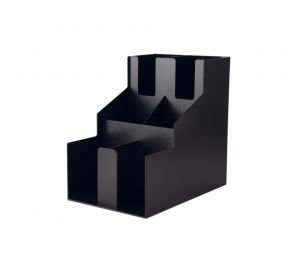 3-Tier Black Cup/Lid Organizer 2-Stack 