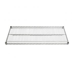 Chrome Plated Wire Shelf 72" x 24" with 4 Clips