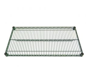 Epoxy Coated Wire Shelf 72" x 24" with 4 Clips
