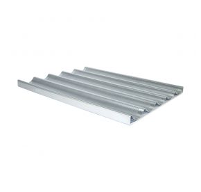 French Baguette Pan AL 26" x 18" 5-Loaf