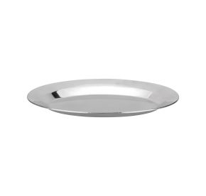Platter Aluminum Oval 10-1/2"