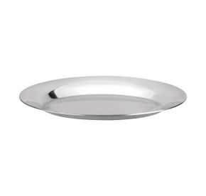 Platter Aluminum Oval 11-1/2"