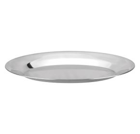 Platter Aluminum Oval 12-3/4"