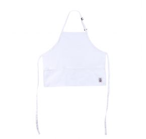 Chef's Pride Bib Apron Mid-Length Adjustable 3-Pocket White