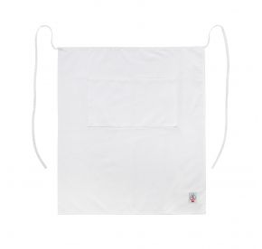 Chef's Pride Bistro Apron Full-Length White