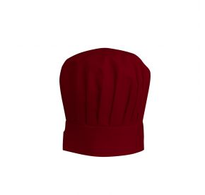 Chef's Pride Floppy Toque Chef Hat 13"H Red