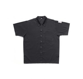 Chef's Pride Shirt Snap Button Black 2XL