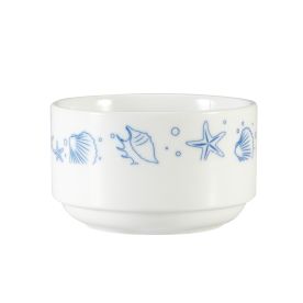 Seashell Stacking Bouillon PW 12oz 4"