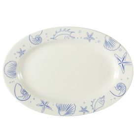 Seashell Oval Platter AW 15"