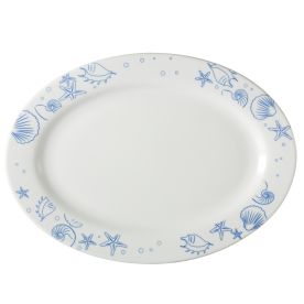 Seashell Oval Platter PW 18"