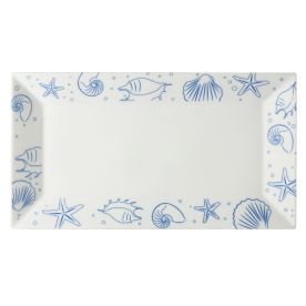 Seashell Rect. Platter PW 14 1/2"