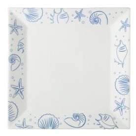 Seashell Square Plate PW 12"