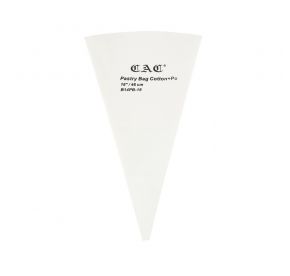 Pastry Bag PU-Lined Cotton 18"