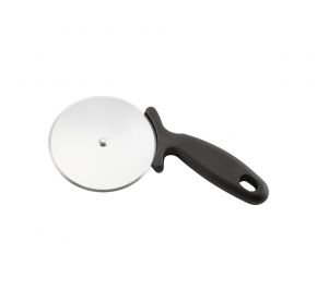 Pizza Cutter W/ Black Handle 4"Dia