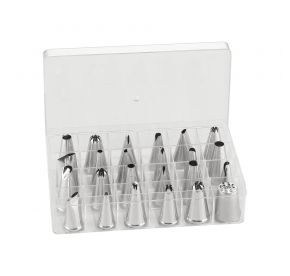 Decorating Tip Set Stainless Steel 24-PC