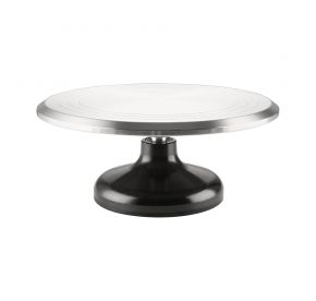 Cake Stand Metal Revolving 12"