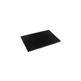 Bar Service Mat Black 18x12"
