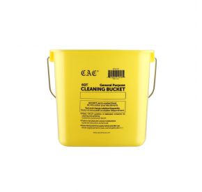 Yellow General Purpose Cleaning Bucket 6 qt.