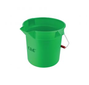 Bucket Round Poly Green 10 qt.