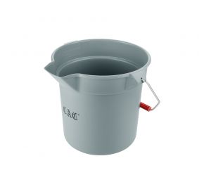 Bucket Round Poly Gray 10 qt.