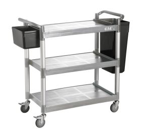 Utility Cart Gray 40-1/8x19-3/4x37-3/4"H