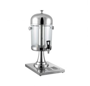 Beverage Dispenser SS/PC W/ Ice Core 2.2 Gal. Silver